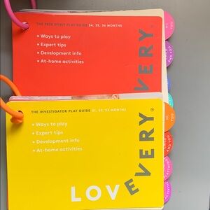 Lovevery Kids Play Guide Set - Red and Yellow